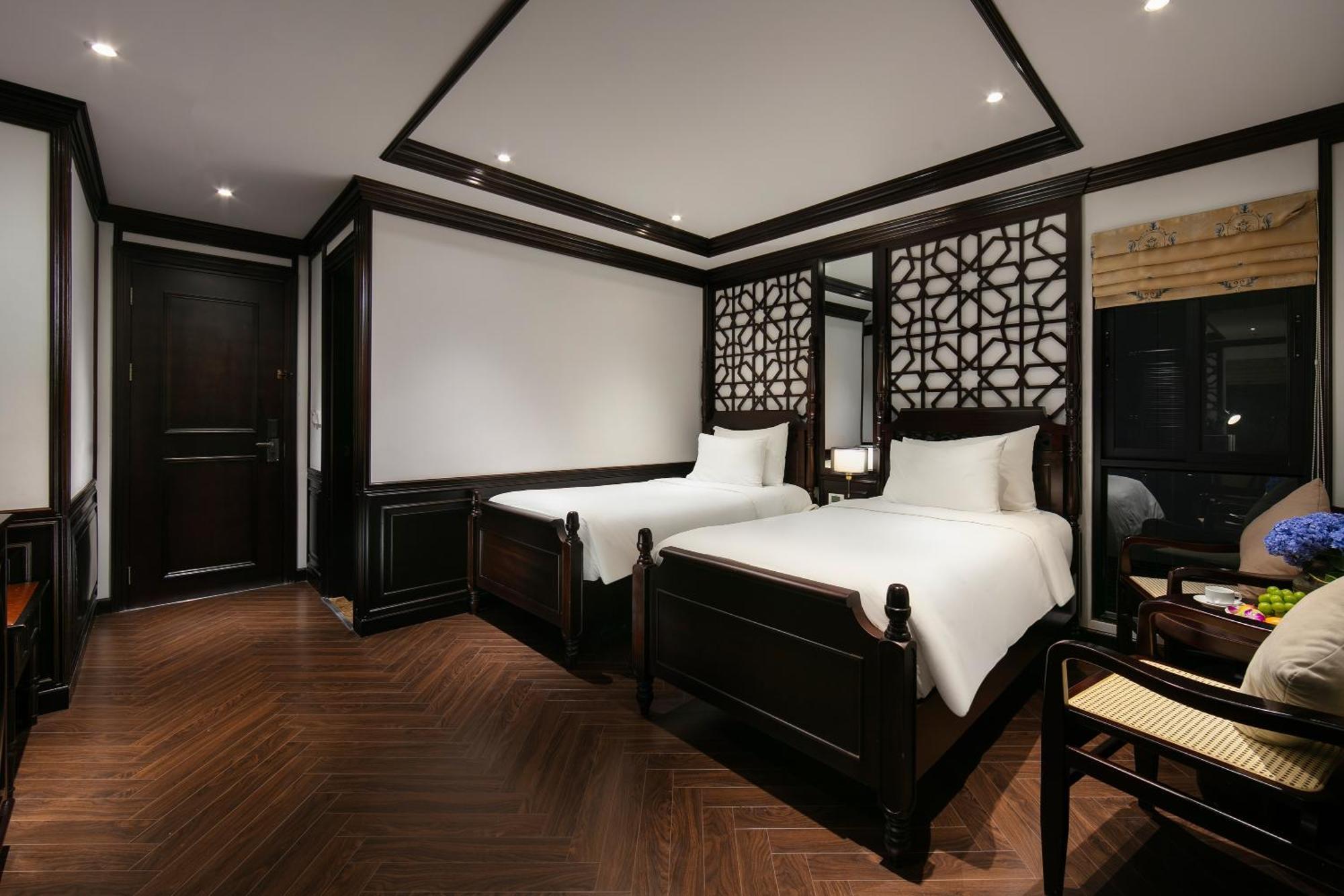 May De Ville Crown Hotel Ανόι Εξωτερικό φωτογραφία Deluxe twin room
