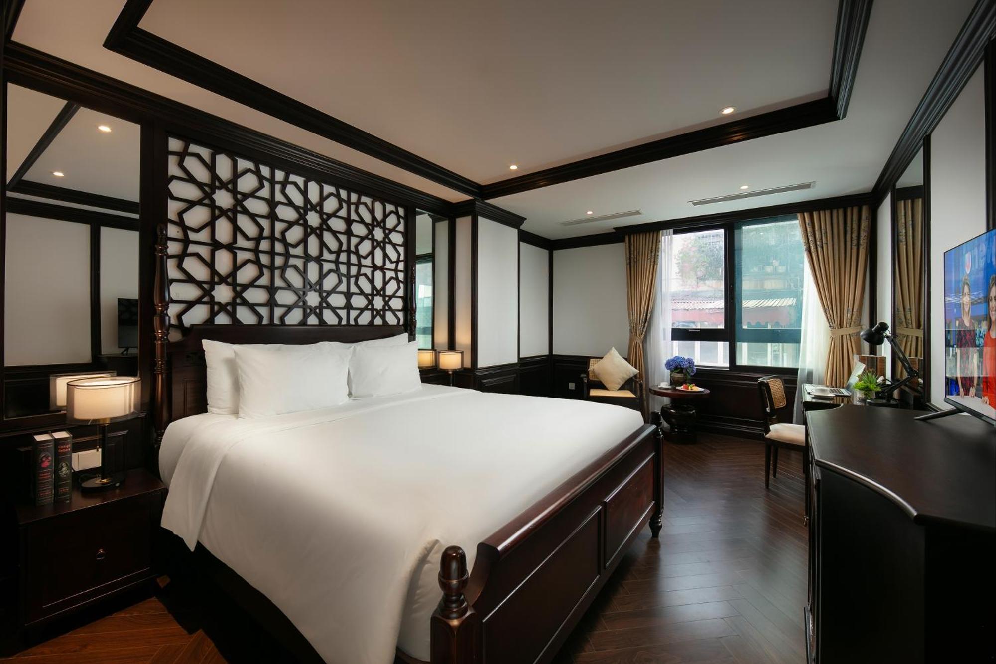 May De Ville Crown Hotel Ανόι Εξωτερικό φωτογραφία Deluxe Room